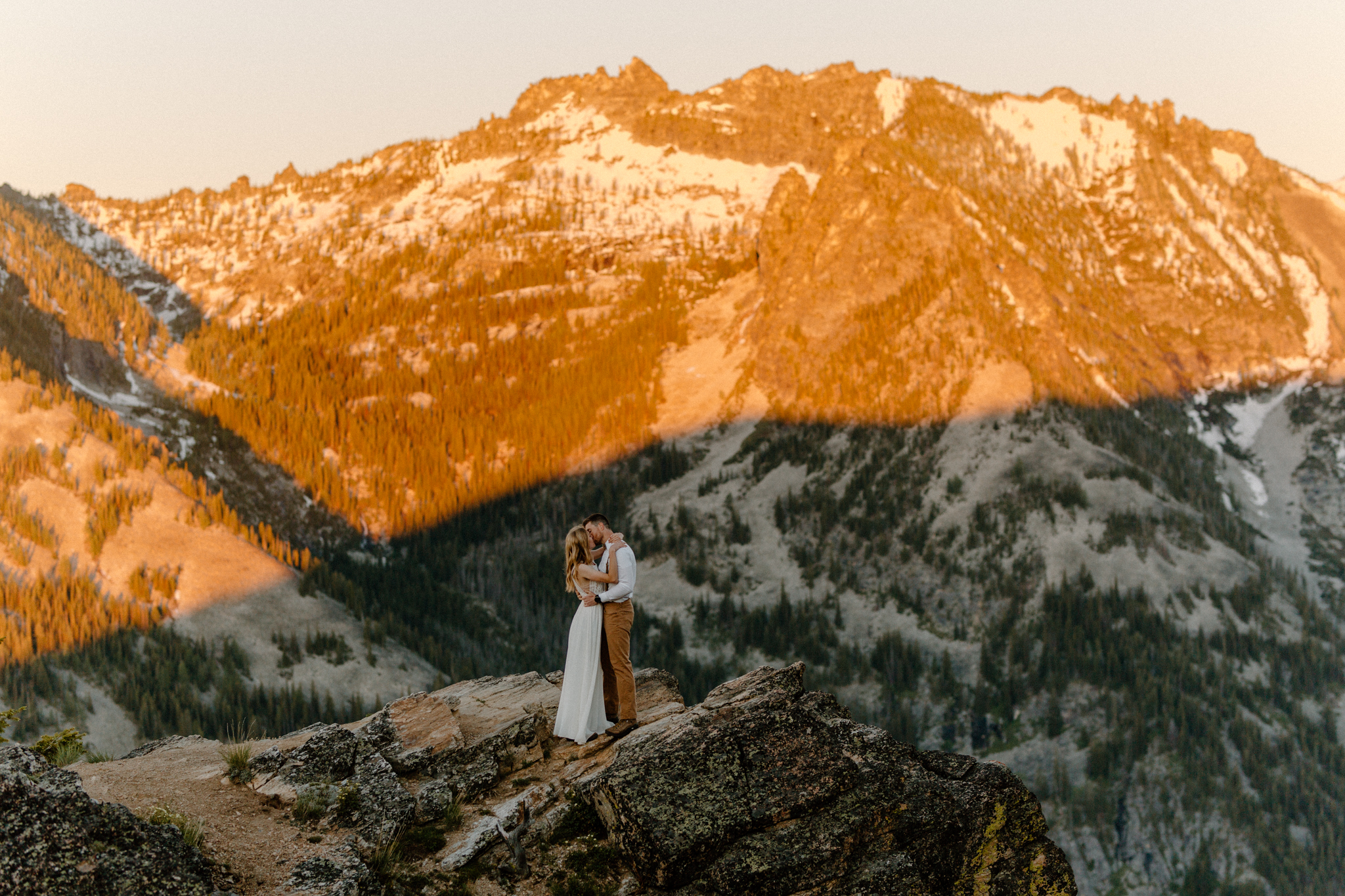 Sunrise Elopement in the Mountains