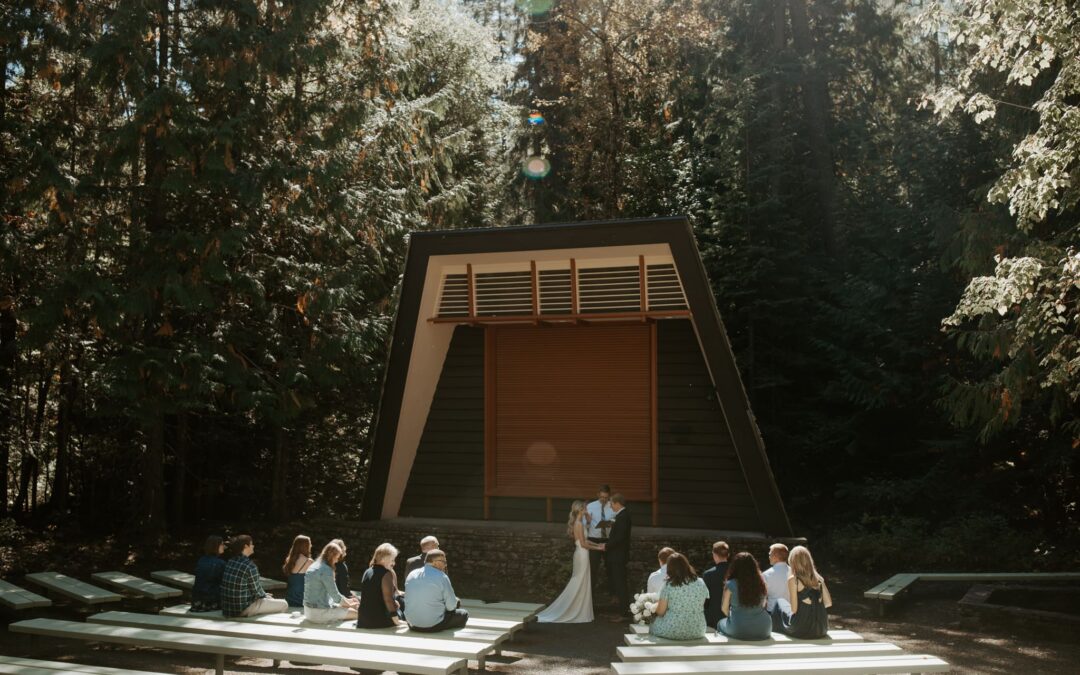 Intimate Fish Creek Amphitheater Wedding in Glacier National Park